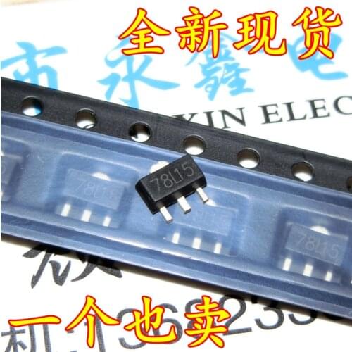 5/PC NEW 78l15 78l15 Patch SOT-89 15V Triple-Terminal Voltage-Regulator Tube Can Be Shot Directly