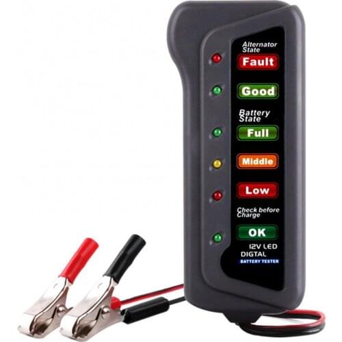 New Car Vehicle Battery Tester Automotive Charging Cranking Analyzer Diagnostic Tool
