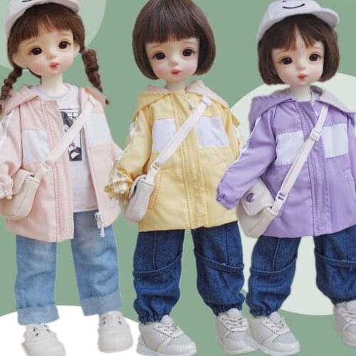 BJD Doll clothes apply to 1-6 size clothes jacket doll accessories