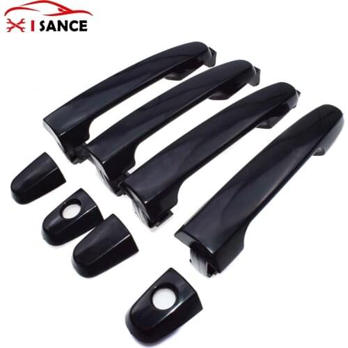 Front Rear Left Right Black Exterior Door Handle For Toyota RAV4 Yaris 2001-09 1.5L 69211-AA020,69227-AA010,88971449,889771457