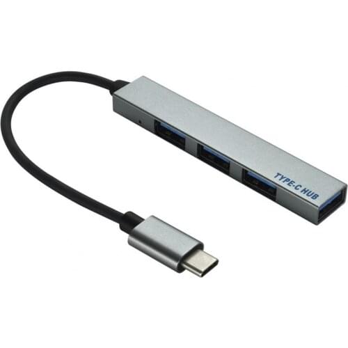 Expansion Dock Plug Play USB2.0 HUB Multi Splitter Docking Station for Type-C Laptop/Type-C Interface Mobile Phone