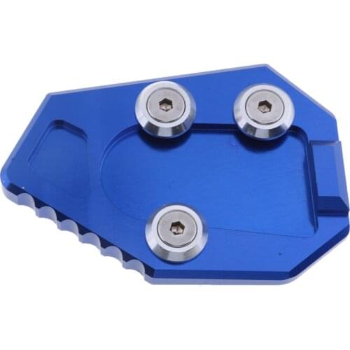 Motorcycle Bike Kickstand Side Stand Enlarge Extension Plate for Honda Blue