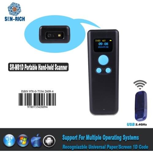 Mini 1D Bluetooth USB Portable Handheld CCD Barcode Scanner for Quick and convenient scanning