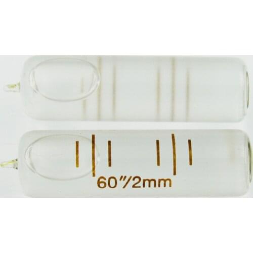 QASE 9*34mm 60"/2mm High Precision Glass long Bubble Level Tube Vials Cylinder Spirit level bubble