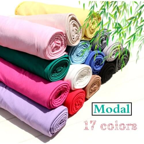 Modal Knitted Fabric Cool Summer Cut T-shirt Dress Hijab Man Bikini Women Underwea Pajama Elastic Fabric Soft and Comfortable