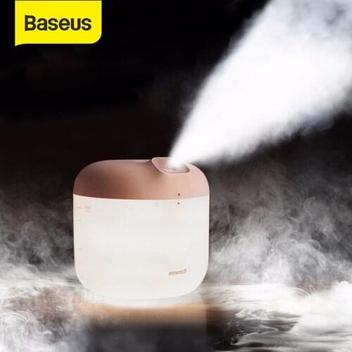 Baseus Humidifier USB Ultrasonic Humidifier For Car Home Office Mist Maker Nightlight Air Humidifier 600ml Air Humidificador