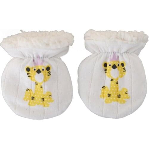 Winter Gloves Anti-grab Mittens Thicken Warm Fleece Glove Newborn Hand Warmer Q6PD