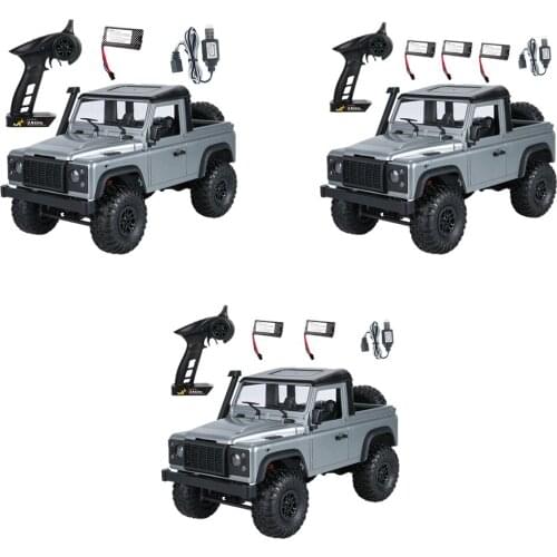 1/12 Scale 2.4G 4WD RC Crawler Car w/ Batteries Hobby RTR Toy Gifts for Kids