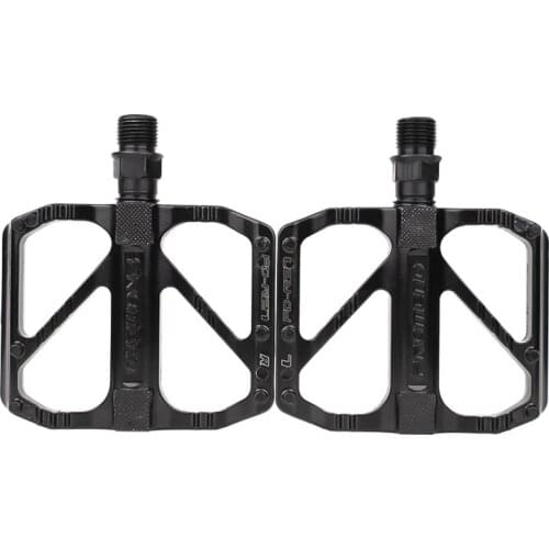 1 Pair 9/16" Aluminum Alloy Bicycle Pedals Road Mountain Bike Flat Platform Anti-slip Footboard Bearing Quick Release