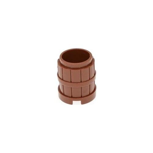 10PCS Brown Barrel Building Blocks Compatible Major Brand Kids Toys 2489 Early LearningMOC Education Gifts