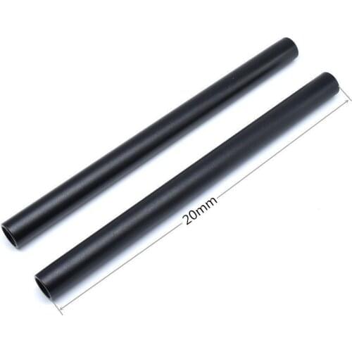 15mm Rod Camera Rig Support 20cm long (8 inches) With Inner M12 thread (pack 2 )