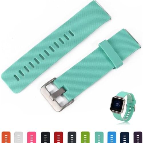 EiEuuk Accessory Soft Silicone Classic Bracelet Replacement Wristband Bands Strap for Fitbit Blaze Smart Watch