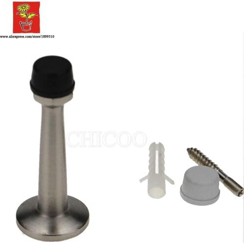 CHICOO Easy Installation Wall Mounted Rubber Door Stopper Door Fittings Door Stops