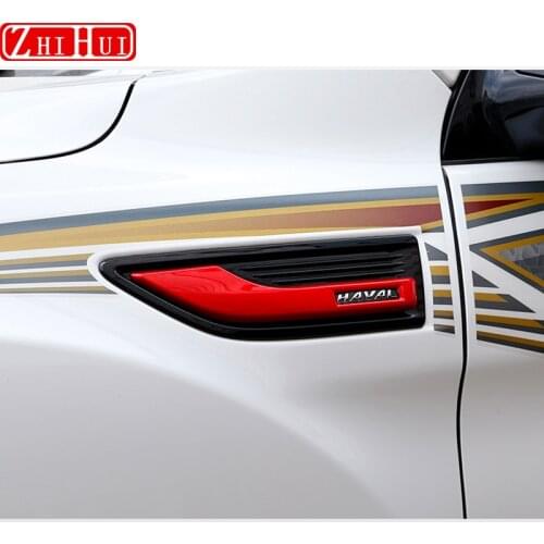 Car Styling Decor Stickers for GWM Haval Hover H9 2015-2020 Side Decal Door Emblem Metal Trunk Decorative Accessories