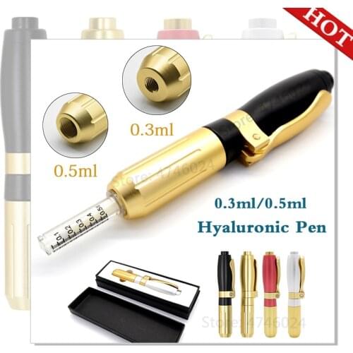 Home Use Painless Hyaluronic Pen Hyaluron Acid Injection High Pressure Stainless Atomizer to Filling Lip Face Lifting Anti-aging