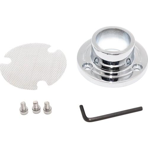 Chrome Motorcycle Exhaust Tip Muffler Power Outlet For Yamaha TT-R230 with stock exhaust 2005 2006 2007 05 06 07