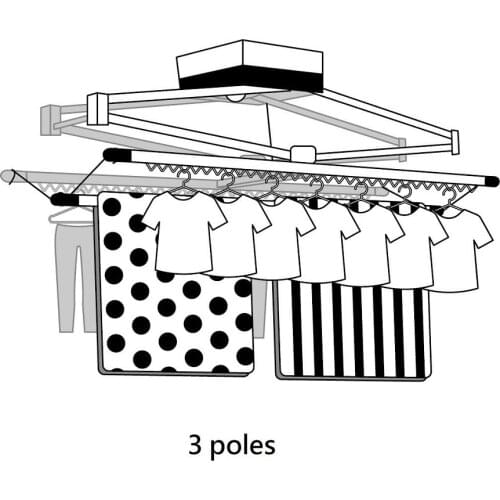 Multifunctional clothes hanger clothing rack wall hook space saving lighting