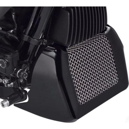 Motorcycle Gloss Black ABS Oil Cooler Cover For Harley Touring Electra Glide Road King Street Glide FLHR FLHRC 2017-2020