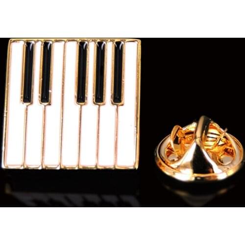 High Quality Metal Music Brooch Enamel Pins Drum Saxophone Piano Violin Lapel Pin Mens Shirt Suit Badge Fashion Jewelry Gifts