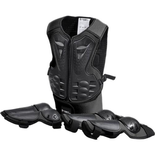 Kids Sporting Protection Elbow Knee Body Protector Pads Set for Horse Riding Cycling