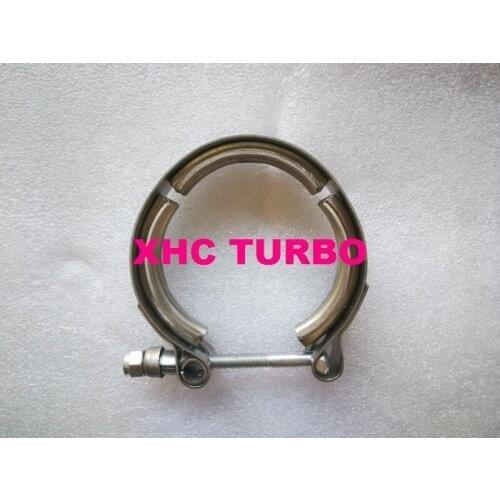 NEW HX35W HX40W Turbo Turbocharger Compressor Housing Elbow Pipe V band Clamp 3069053 74MM