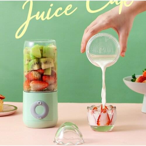 USB Rechargeable 500ml Portable Blender Electric Food Smoothie Processor Mixer Juicer Machine Handheld Personal Fruit Squeezer