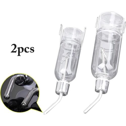 2 Pcs Plastic Hamster Drinker Creative Automatic Water Bottle Feeding Small Animal Guinea Pig Squirrel Rats Chinchilla Supplies
