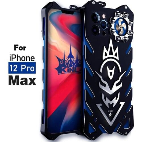 Shockproof Metal Armor Case For iPhone 12 Pro Max Luxury Aluminum Bullet 12 Full Cover Coque For iPhone 12 Pro Max 12 MIni Funda