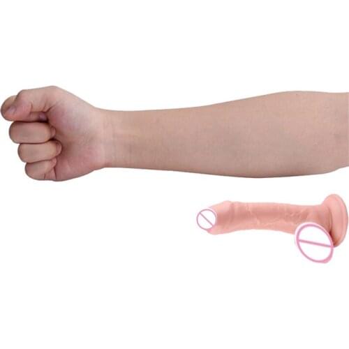 Stimulate Adult Toys Comfortable Sexy Dildo Realistic Health Sex Shop Products Vagina Anal Massage Erotic Toys In Couple X64