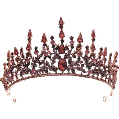 Bridal Crown Headwear Luzxury Alloy Rhinestones Inlaid Headband for Female Wedding Hair Accessories ASD88