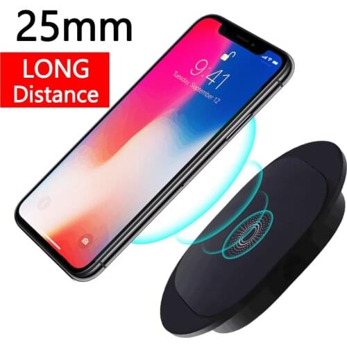 Universal Qi Wireless Charger Pad For iPhone 11Pro XS Max XR Samsung S20 S10 Note10 Furniture Office Table Desk Mounted Charging