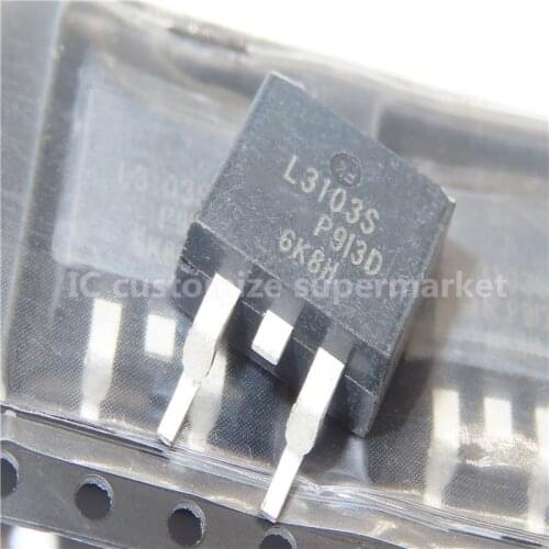 10PCS/LOT L3103S IRL3103S TO-263 30V 64A SMD Triode