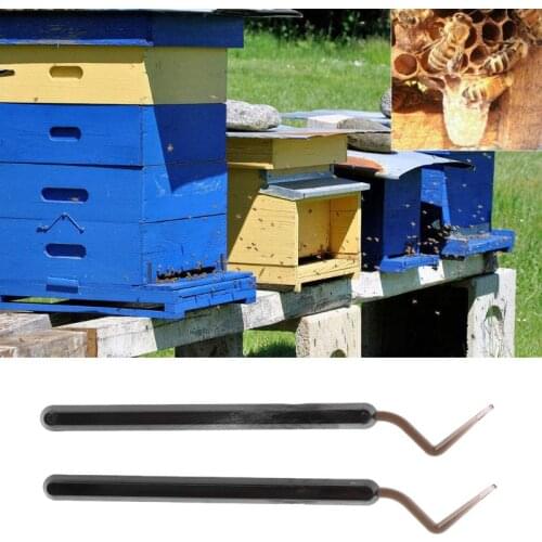 2Pcs Hive Queen Rearing Plastic Bee Needle Beekeeping Stainless Steel Bee Grafting Tools