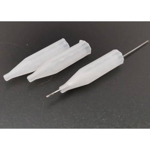 300Pcs 7R Permanent Makeup plastic Tattoo TIPS Nozzles disposable tattoo eyebrow Needle tips nozzles
