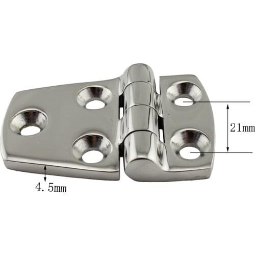 316 Stainless Steel 5 Holes Offset Door Hinges Hinge 2-3/8" x 1-1/2" Marine Boat Hardware