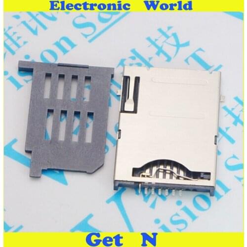 600pcs High Quality SIM Card Holder Tray 6+1 7Pubs Self Push sim Socket