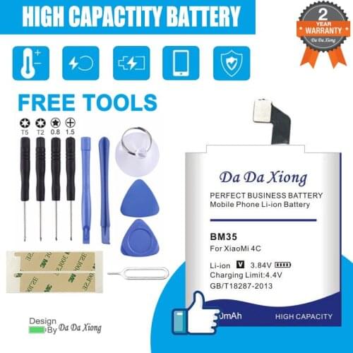 BM35 Mobile Phone Battery For Xiaomi 4C Mi4C Mi 4C Batterie Bateria Accumulator 4600mAh battery
