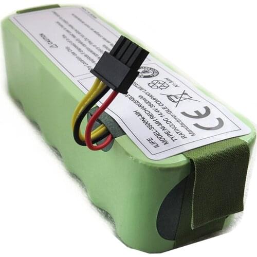 14.4V 3500mAh Cleaner Battery for Ecovacs Mirror CR120 batteria NI-MH Rechargeable for Dibea panda X500 X580 kk8 free shipping