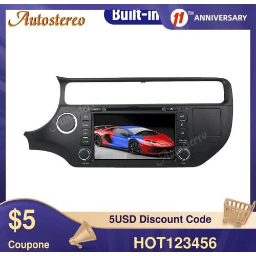 Android 10.0 128G For KIA K3 Rio 2012 2013 2014 CARPLAY Car Multimedia Stereo Car Player GPS Navigation 2Din DSP WIFI Radio DVD