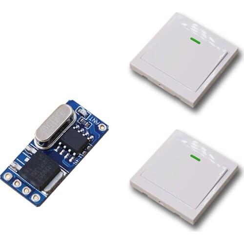 DC 3.5V 3.7V 4.2V 5V 6V 7.4V 9V 12V Wireless Remote Control Switch Mini Relay ReceiverTransmitter RF Wireless Switch