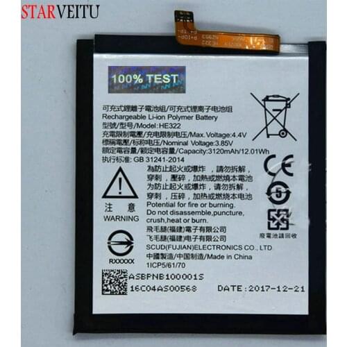 HE319 Battery For Nokia 3 HE322 Battery Mobile Phone Replacement Big Batteries Bateria For Nokia3