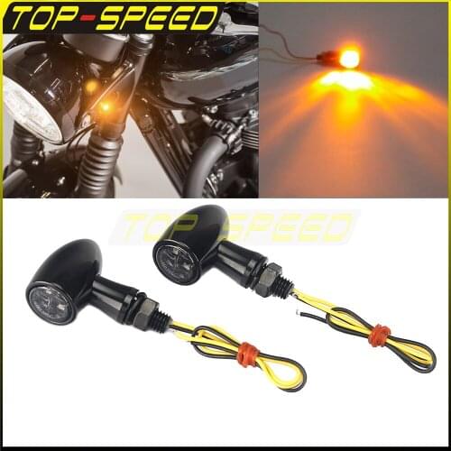 Motorcycle Front Rear E3 LED Mini Turn Signal Light Indicator For Honda Suzuki Kawasaki Yamaha Hyosung Aprilia Buell