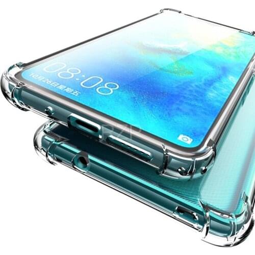 Soft Airbag Clear Case For Huawei Honor 8A View 20 Nova 4 4E Lite 3 P30 Y7 Y6 Prime Pro Lite Enjoy 9 Silicone Shockproof Case