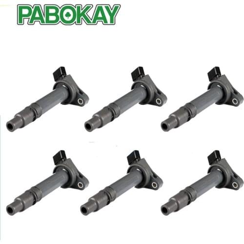 Set of 6 Ignition Coil for Lexus GS300 GS350 Toyota Highlander C1596 UF-507 90919-02250 90919-A2003 90919-T2004