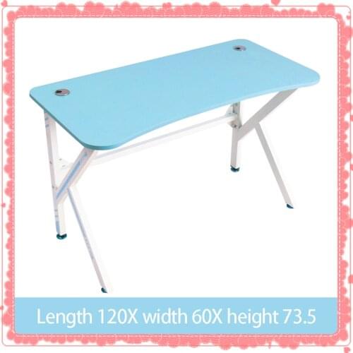 New Product Promotional Gaming Table 120x60x73.5cm Cute Pink K-shaped Gaming Table Girls Office Computer Desk Folding Table