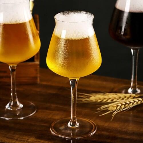 Beer glass transparent goblet wine glasses bar wine set
