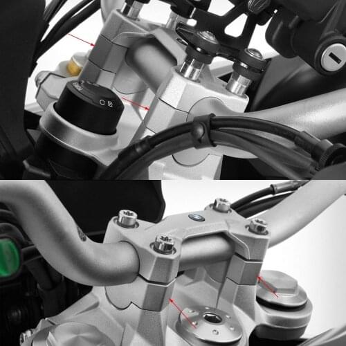 Suitable for BMW F900R/F900XR/F750GS/F850GS/ADV modified aluminum alloy handlebar heightening heightening seat heightening code