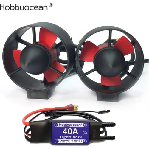 Hobbyocean Underwater Thruster 16V 300W Brushless Motor 40A ESC for RC Bait Tug Boat Nest Ship Submarin ROV Robot