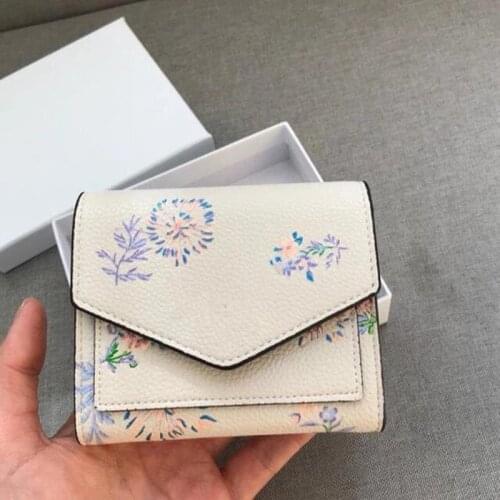 Luxury Designer bags for women Genuine Leather short wallet card holder ladies Small Pack brand Clutch Woman coin purse carteira