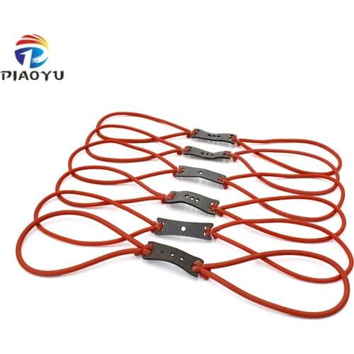 3/6/9pcs Red 1745 Traditional Round Rubber Band Natural Latex Tube Catapult Elastic Rubber Band for Slingshot Hunting